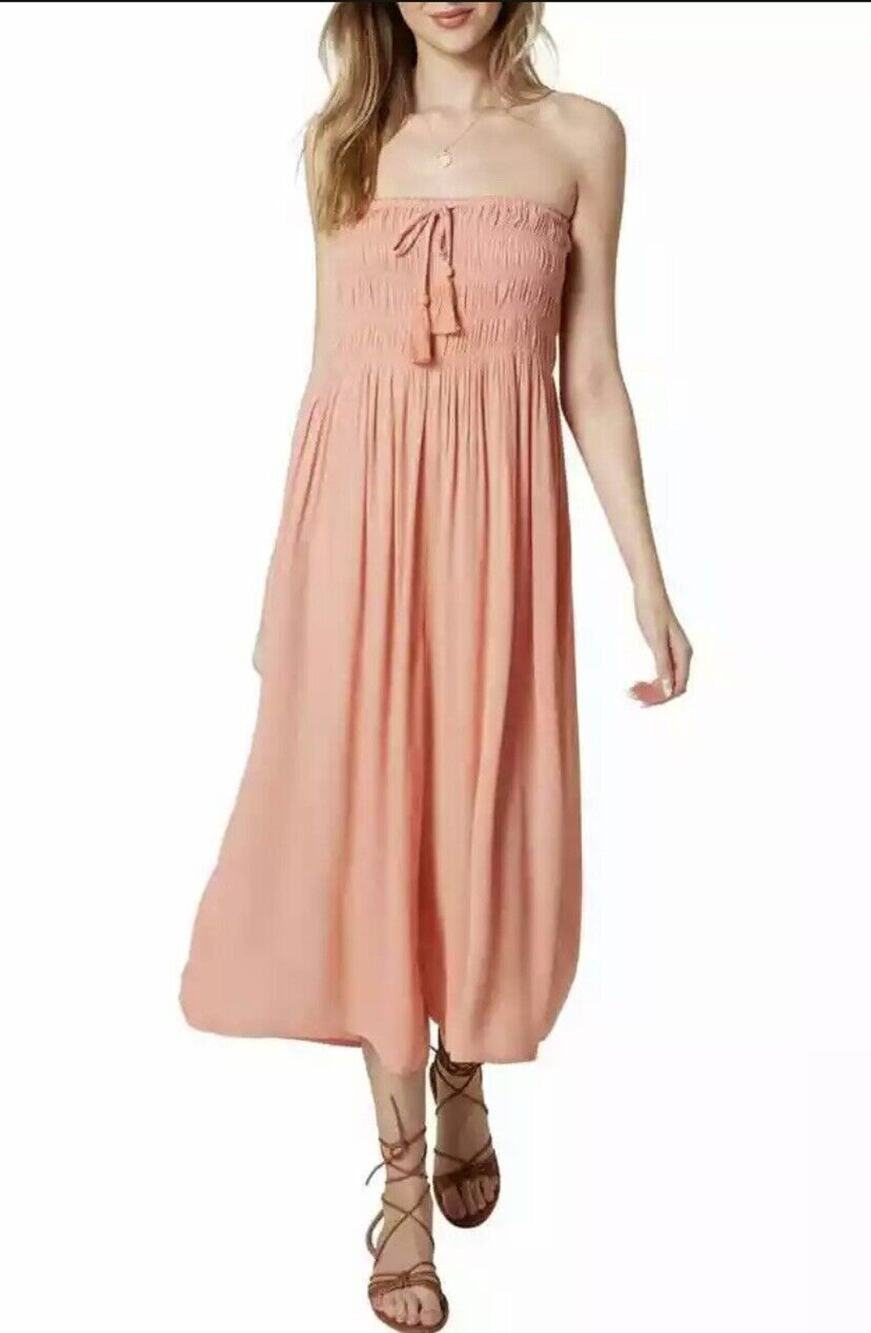 O'Neill Bonita Jumpsuit Swim Cover Up Size M Clay Orange New Wear 3-ways